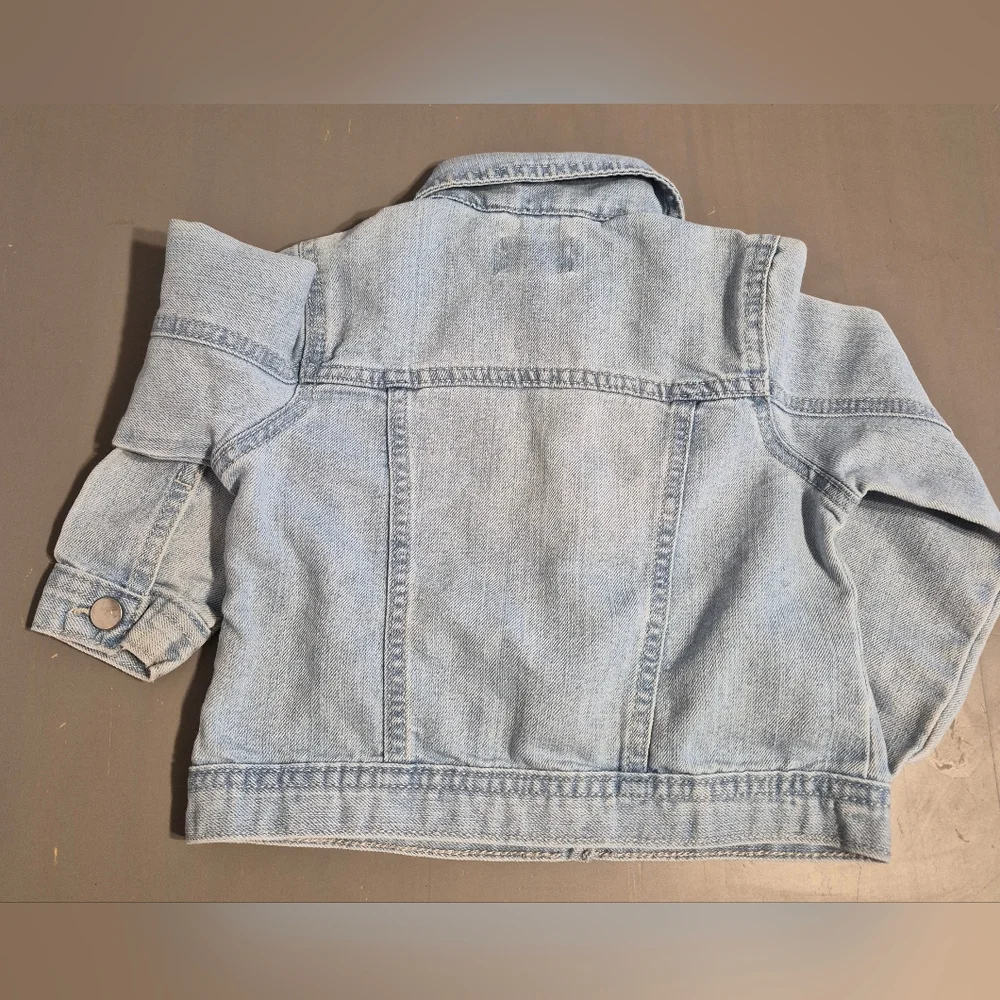 The Children's Place Light Blue Jean Baby Jacket